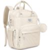 Picture of RUVALINO Diaper Bag Backpack-Multifunction Baby Travel Bag with Changing pad, Insulated Bottle Holders & Pacifier Case, Large Capacity, Waterproof, Beige