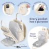 Picture of RUVALINO Diaper Bag Backpack-Multifunction Baby Travel Bag with Changing pad, Insulated Bottle Holders & Pacifier Case, Large Capacity, Waterproof, Beige
