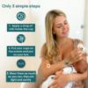 Picture of Koala Babycare The Original Nursing Cups 100% Silver - Nipple Shields for Nursing Newborn - Breastfeeding Essentials Protect and Soothe Cracked Nipples - Standard Size