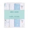 Picture of aden + anais Essentials Swaddle Blanket, Boutique Muslin Blankets for Girls & Boys, Baby Receiving Swaddles, Ideal Newborn & Infant Swaddling Set, Perfect Shower Gifts, 4 Pack, Space Explorers