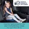 Picture of hiccapop UberBoost Inflatable Booster Car Seat | Travel Booster Car Seat | Narrow Backless Booster Car Seat for Travel | Portable Booster Seat for Toddlers, Kids, Child (Navy/Gray)