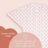 Picture of SleepingBaby Zipadee-Zip Transition Swaddle - Cozy Baby Sleep Sack with Zipper Convenience - Roomy Baby Wearable Blanket for Easy Diaper Changes - Flamingo, Large (12-24 Month)