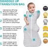 Picture of Love to Dream Swaddle Up Transition Swaddle, Patented Zip-Off Wings, Gently Help Baby Transition from Being Swaddled to Arms Free When Showing Signs of Rolling, 1.0 TOG, 13-19 lbs, Rainbow Dream