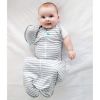 Picture of Love to Dream Swaddle Up Transition Swaddle, Patented Zip-Off Wings, Gently Help Baby Transition from Being Swaddled to Arms Free When Showing Signs of Rolling, 1.0 TOG, 13-19 lbs, Gray