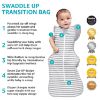 Picture of Love to Dream Swaddle Up Transition Swaddle, Patented Zip-Off Wings, Gently Help Baby Transition from Being Swaddled to Arms Free When Showing Signs of Rolling, 1.0 TOG, 13-19 lbs, Gray