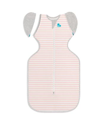 Picture of Love to Dream Swaddle Up Transition Swaddle, Patented Zip-Off Wings, Gently Help Baby Transition from Being Swaddled to Arms Free When Showing Signs of Rolling, 1.0 TOG, 19-24 lbs, Pink