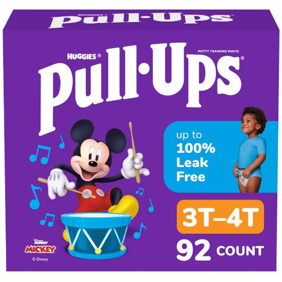 Picture of Pull-Ups Girls' Potty Training Pants, Size 3T-4T Training Underwear (32-40 lbs), 92 Count