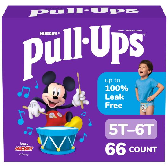 Picture of Pull-Ups Boys' Potty Training Pants, Size 5T-6T Training Underwear (46-60 lbs), 66 Count