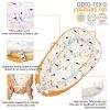 Picture of Baby Lounger Co Sleeping for Newborn Baby Sleeper Bed Adjustable Infant Co Sleeping in Bed Washable Portable Soft Baby Bed for Boy Girl Infant Floor Seat Newborn Essentials Baby Registry Search (Moon)