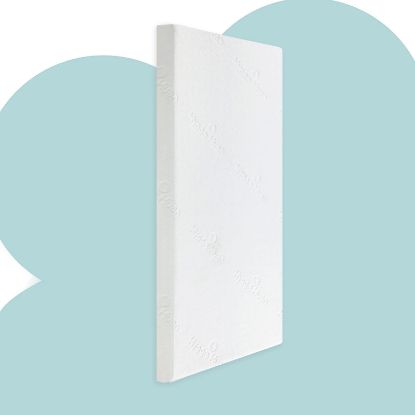 Picture of Hygge Hush 52"x28" Toddler Mattress, Memory Foam Crib Mattress, Waterproof Baby Mattresses for Crib and Toddler Bed, Removable and Machine Washable Mattress Cover, 52"x28"x2"