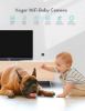 Picture of Voger 2PCS Baby Monitor Camera with 2-Way Audio 1080P WiFi Home Security Camera with Motion Detection Night Vision, Compatible with Alexa/Cloud Service/iOS and Android System