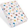 Picture of Premium Foam Pack and Play Mattress Topper Fits Graco & Baby Trend & Pamo Babe Playard,100% cotton surface-skin friendly,3"Firm Soft Playpen/PlayYard Mattress,Non-toxic,No noise Pack N Play Mattresses
