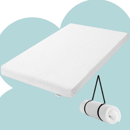 Picture of Hygge Hush Pack n Play Mattresses Pad, Playard Memory Foam, Portable Toddlers Mattress Firmness Featuring Soft Removable Washable Outer Cover