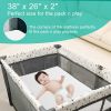 Picture of Hygge Hush Pack n Play Mattresses Pad, Playard Memory Foam, Portable Toddlers Mattress Firmness Featuring Soft Removable Washable Outer Cover