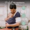 Picture of Boba Baby Wrap Carrier - Original Baby Carrier Wrap Sling for Newborns - Baby Wearing Essentials - Newborn Wrap Swaddle Holder, Newborn to Toddler Infant Sling (Organic Dark Grey)