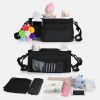 Picture of Momcozy Stroller Organizer, with 2 Non-Slip Stickers and 2 Large Capacity and Detachable Mesh Bags, Fits All Strollers Like Britax, Uppababy, Baby Jogger Stroller