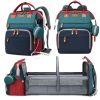 Picture of Astro alan Baby Diaper Bags with Changing Station, Waterproof Diaper Bag Backpack for Moms Dads with USB Charging Port, Baby Shower Gifts, Large Capacity diaper backpack, Red-Green-Blue