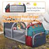 Picture of Astro alan Baby Diaper Bags with Changing Station, Waterproof Diaper Bag Backpack for Moms Dads with USB Charging Port, Baby Shower Gifts, Large Capacity diaper backpack, Red-Green-Blue