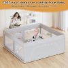 Picture of Hiaksedt Baby Playpen 42x42 Inch, PlayPen for Babies and Toddlers Baby Fence Baby Play Yards for Indoor & Outdoor with Breathable Mesh Anti-Fall Playpen