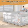 Picture of Hiaksedt Baby Playpen 42x42 Inch, PlayPen for Babies and Toddlers Baby Fence Baby Play Yards for Indoor & Outdoor with Breathable Mesh Anti-Fall Playpen