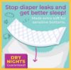 Picture of Sposie Overnight Diaper Booster Pads, 90 ct, No Adhesive for Easy Repositioning, Helps Stops Nighttime Leaks, Fits Diaper Sizes 4-6