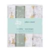 Picture of aden + anais Essentials Disney Muslin Swaddle Blankets for Baby Girls and Boys, Newborn Receiving Blanket for Swaddling, 100% Cotton Baby Swaddle Wrap, 4 Pack, Winnie + Friends