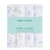 Picture of aden + anais Swaddle Blanket, Boutique Muslin Blankets for Girls & Boys, Baby Receiving Swaddles, Ideal Newborn & Infant Swaddling Set, Perfect Shower Gifts, 4 Pack, Natural History