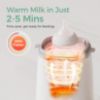 Picture of Momcozy Bottle Warmer, Fast Bottle Warmers for All Bottles with Timer, Accurate Temperature Control and Automatic Shut-Off, No Lid Required for Heating, White-Gray
