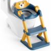 Picture of Rabb 1st Potty Training Seat, Upgrade Toddler Toilet Seat for Kids Boys Girls, 2 in 1 Potty Training Toilet for Kids, Splash Guard Anti-Slip Pad Step Stool（Upgraded Cushion）