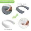 Picture of Rabb 1st Potty Training Seat, Upgrade Toddler Toilet Seat for Kids Boys Girls, 2 in 1 Potty Training Toilet for Kids, Splash Guard Anti-Slip Pad Step Stool（Upgraded Cushion）