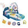 Picture of Dearlomum Baby Play Mat & Gym, Fun Piano Tummy Time Activity Mat with 5 Sensory Toys, Music & Lights - Boy & Girl Gifts, 0-12 Months (Blue)