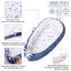 Picture of Baby Lounger for Newborn Baby Cosleeping Sleeping Bed Soft Baby Sleeper Bed Portable Baby Crib Toddler Loungers for Bassinet Baby Floor Seat Vaccum Packed Baby Registry Search (Spaceship)