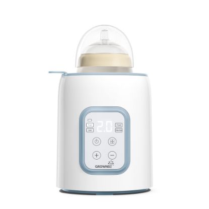 Picture of GROWNSY Bottle Warmer, 8-in-1 Fast Baby Milk Warmer with Timer for Breastmilk or Formula, Accurate Temperature Control, Multifunctional Baby Bottle Warmers for All Bottles- Blue