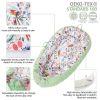 Picture of Baby Lounger Newborn Co Sleeping Bed for Baby in Bed Newborn Baby Lounger Sleeper Baby Cosleeping Bed Adjustable Infant Floor Seat Newborn Essential (Leaves)