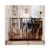 Picture of Regalo Easy Step 49-Inch Extra Wide Baby Gate, Includes 4-Inch and 12-Inch Extension Kit, 4 Pack of Pressure Mount Kit and 4 Pack of Wall Mount Kit, Black
