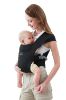 Picture of Newborn Carrier, MOMTORY Cozy Baby Wrap Carrier(7-25lbs), Baby Carrier, with Hook&Loop for Easily Adjustable, Soft Fabric, Black