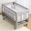 Picture of BreathableBaby Breathable Mesh Liner for Full-Size Cribs, Classic 3mm Mesh, Rose Seersucker (Size 4FS Covers 3 or 4 Sides)