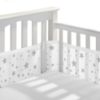 Picture of BreathableBaby Breathable Mesh Liner for Full-Size Cribs, Classic 3mm Mesh, Starlight (Size 4FS Covers 3 or 4 Sides)