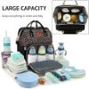 Picture of DEBUG Baby Diaper Bag Backpack with Changing Station Boy Girl, Baby Registry Search Shower Gifts Baby Stuff Newborn Essentials Unisex Dad Mom Mens Leopard Large Diapers Bag Travel Waterproof
