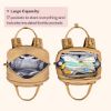 Picture of BabbleRoo Diaper Bag Backpack - Baby Essentials Travel Tote - Multi function Waterproof Diaper Bag, Travel Essentials Baby Bag with Changing Pad, Stroller Straps & Pacifier Case - Unisex, Beige