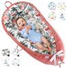 Picture of Pillani Baby Lounger for Newborn - Newborn Lounger for 0-12 Months, Breathable & Portable Infant Lounger - Adjustable Cotton Soft Baby Floor Seat for Travel, Baby Essentials - Baby Registry Search