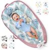 Picture of Pillani Baby Lounger for Newborn - Newborn Lounger for 0-12 Months, Breathable & Portable Infant Lounger - Adjustable Cotton Soft Baby Floor Seat for Travel, Baby Essentials - Baby Registry Search