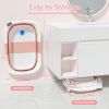 Picture of napei Collapsible Baby Bathtub,Baby Bath Tub with Soft Cushion & Thermometer,Baby Bathtub Newborn to Toddler 0-36 Months,Portable Travel Baby Tub