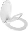 Picture of Mayfair NextStep2 Toilet Seat with Toddler Potty Training Seat Built-In, Slow Close, Easy Clean, Magnetic Removable Kids Seat, ROUND, White