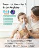 Picture of GROWNSY Nasal Aspirator for Baby, Electric Nose Aspirator for Toddler, Baby Nose Sucker, Automatic Nose Cleaner with 3 Silicone Tips, Adjustable Suction Level, Music and Light Soothing Function, Blue