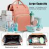 Picture of WOWTINA Baby Diaper Bag Backpack with Changing Station, Large Diaper Bags for Baby Girl Boys Dad Mom, Baby Shower Gifts, Baby Registry Search, Baby Stuff for Newborn Essentials Must Haves Items,Pink