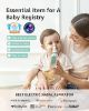 Picture of GROWNSY Nasal Aspirator for Baby, Electric Nose Aspirator for Toddler, Baby Nose Sucker, Automatic Nose Cleaner with 3 Silicone Tips, Adjustable Suctions, Music and Light Soothing Function (Green)