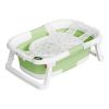 Picture of napei Collapsible Baby Bathtub,Baby Bath Tub with Soft Cushion & Thermometer,Baby Bathtub Newborn to Toddler 0-36 Months,Portable Travel Baby Tub