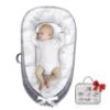 Picture of Baby Lounger Cover, protable Baby Lounger, Baby Snuggle Lounger me, Baby Gift, Adjustable Baby Lounger, line Leaves Baby Lounger
