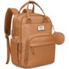 Picture of RUVALINO Diaper Bag Backpack, Multifunction Travel Pack Maternity Baby Changing Bags, Large Capacity, Waterproof, Dark Brown